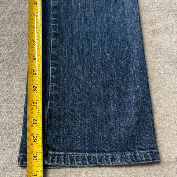 Calvin Klein Straight Leg Mid Rise Denim Jeans - Picture 11 of 12